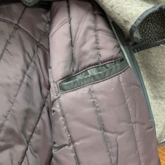 Vtg 80s Members Only Mens Dark Gray Leather Lined Moto Jacket Mens SZ 40 - Picture 8 of 16